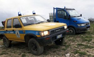 I mezzi dell'Aeopc di Tarquinia