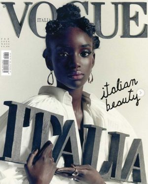 Maty Diba sulla copertina di Vogue