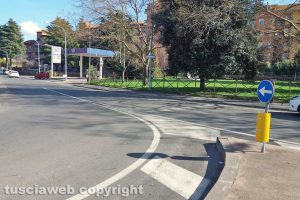 Viterbo - L'incrocio in zona Carmine