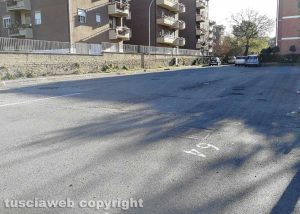 Viterbo - Il Carmine vuoto e senza banchi del marcato 