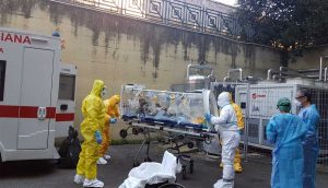 Coronavirus - L'arrivo di Niccolò allo Spallanzani