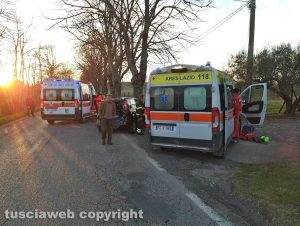 Montefiascone - Incidente sulla Verentana