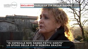 La zia di Aurora Grazini a Mattino 5