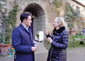 Licia Colò con il sindaco Luca Profili