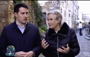 Licia Colò con il sindaco Luca Profili