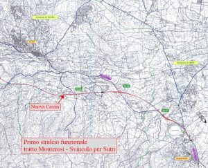 Il progetto del raddoppio della Cassia
