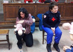 Nepi - Il corso di manovre salvavita pediatriche della croce rossa
