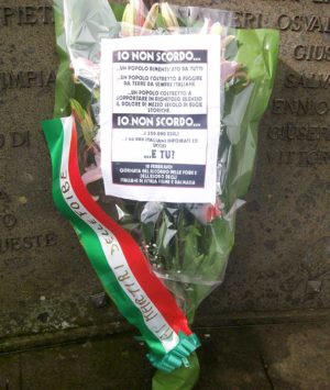 La commemorazione dei caduti nelle foibe a Oriolo Romano