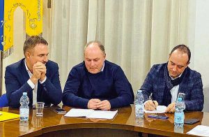 Monte Romano - La firma dell'atto costitutivo del biodistretto della Maremma etrusca e monti della Tolfa