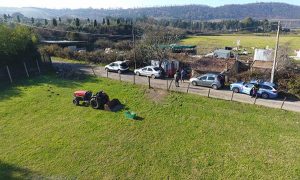 Il blitz della polizia che ha scovato i due mezzi agricoli rubati