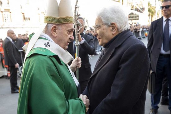 Papa Francesco e Sergio Mattarella