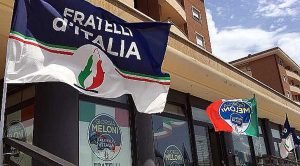 Viterbo - La sede di Fratelli d'Italia