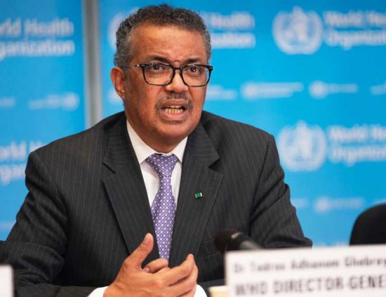 Tedros Adhanom Ghebreyesus, direttore generale dell'Organizzazione mondiale della sanità