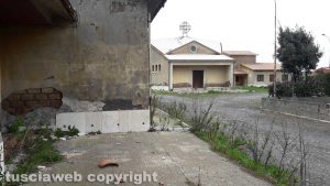 Tarquinia - Degrado alla chiesa del borgo dell'Argento