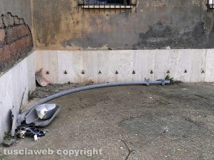 Tarquinia - Degrado alla chiesa del borgo dell'Argento