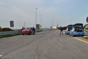 I controlli della polizia di Civitavecchia
