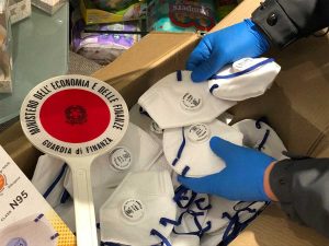 Emergenza Coronavirus - Guardia di finanza - Sequestrate 139 mascherine non a norma