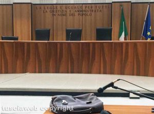 Viterbo - Un'aula del tribunale