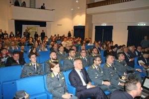 Civitavecchia - Il generale della guardia di finanza Edoardo Valente al polo universitario dell'Unitus