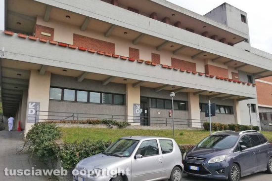 Viterbo - Il reparto malattie infettive dell'ospedale di Belcolle