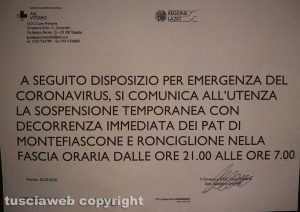 L'ospedale di Montefiascone