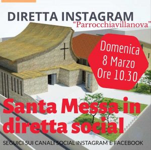 Viterbo - Parrocchia di Villanova - Messa in diretta Instagram
