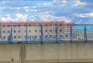 La protesta nel carcere di Napoli