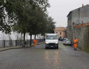 Montefiascone - Coronavirus - Sanificazione delle strade