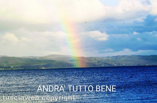L'arcobaleno sul lago