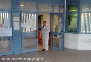 La sanificazione del tribunale