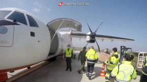 Trasporto urgente della guardia costiera per la consegna di Dpi al Sud Italia