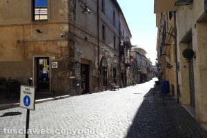 Tarquinia deserta - Via Giuseppe Garibaldi