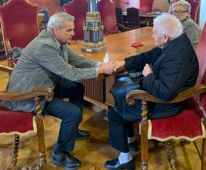 Giovanni Arena con Giovanna Sapio