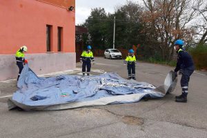 Le tende pre triage per il Coronavirus