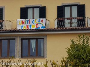Viterbo - Gli ospiti della casa di riposo Villa Noemi - Uniti ce la faremo