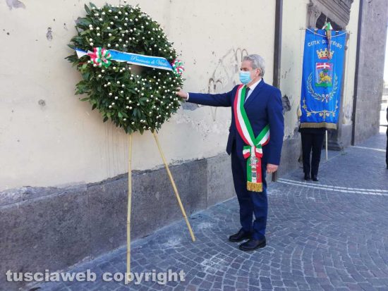Viterbo - Coronavirus - 25 aprile - Il sindaco Giovanni Arena