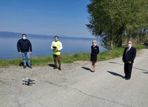 Montefiascone - Controlli con il drone sul lungolago