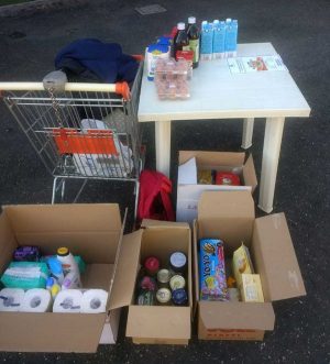Faleria - Raccolta di generi alimentari