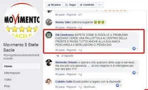 Montefiascone - La frase contro Matteo Salvini