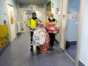 Belcolle - Uovo di Paqsua gigante a pediatria
