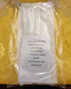 Orte - Coronavirus - Le mascherine distribuite dalla pro loco