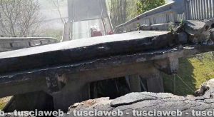Aulla - Crolla ponte sul fiume Magra