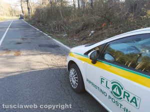Viterbo - Incidente sulla Cimina - Il ripristino della strada