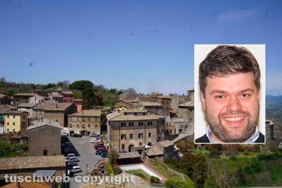 Bassano in Teverina - Nel riquadro: Alessandro Romoli