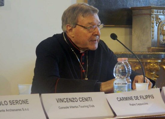 Il cardinale George Pell a Viterbo