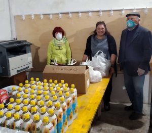 Tarquinia - La raccolta di generi alimentari della Caritas