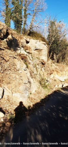 Viterbo - Smottameto di terreno del 24 novembre 2019 a strada Fonte