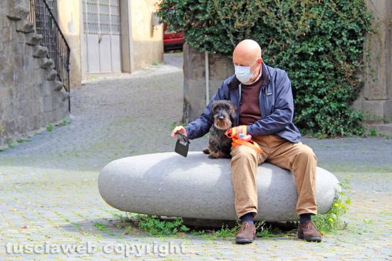 Viterbo - Selfie a piazza San Carluccio