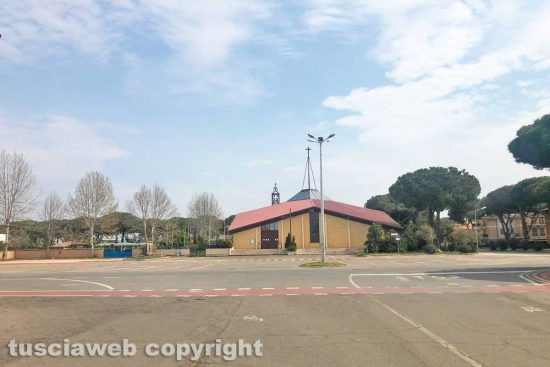 Tarquinia lido - Le strade deserte