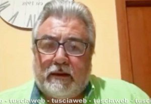 Il sindaco di Capodimonte Antonio De Rossi durante la diretta Facebook